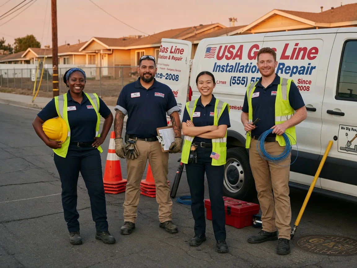 Gas Line Installation company in Forest, MS